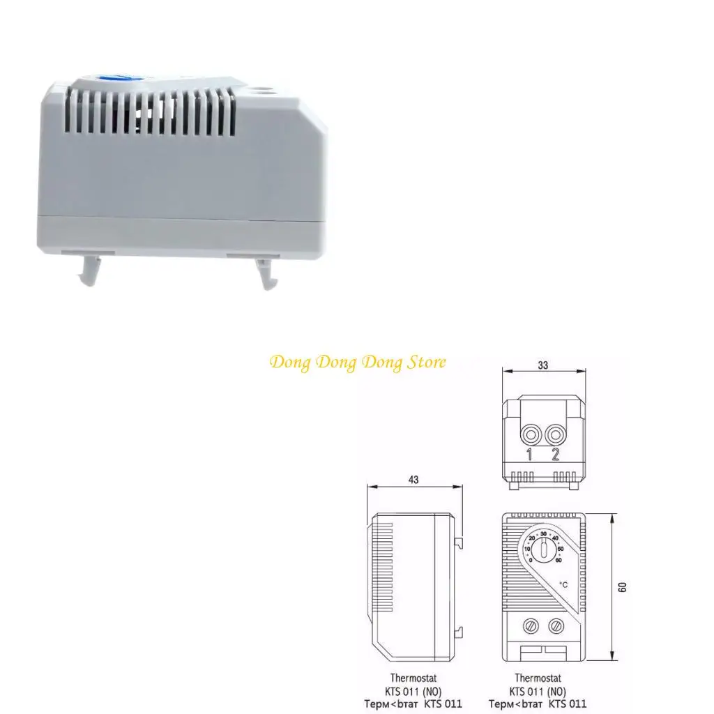 

KTS011 0-60℃ Compact Mechanical Thermostat Temperature Controller NEW