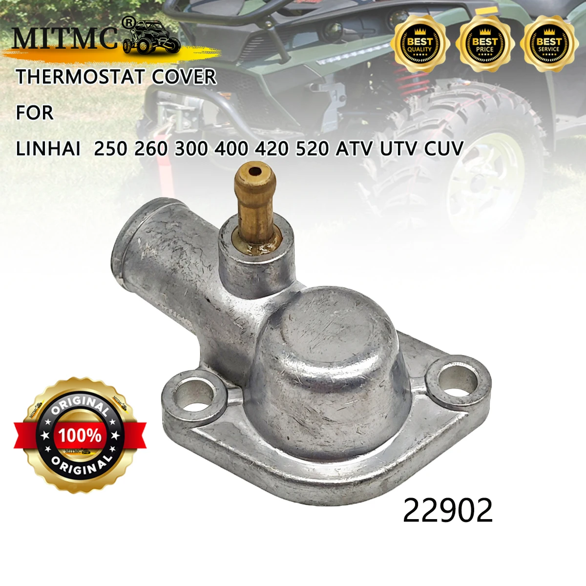 

Thermostat Cover 170M.11.7.1 For Linhai ATV 250 260 300 400 420 520 LH300 2WD 4WD 4x4 ATV UTV CUV Scooter Muddy Goon Carry 22902