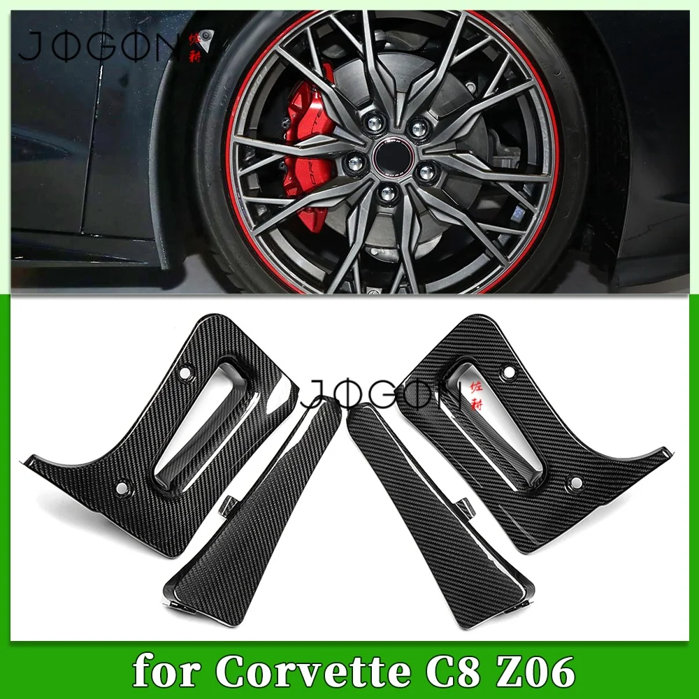 

4Pcs Replacement Carbon Fiber Car Side Fender Mudflaps Splash Mud Guards Flaps Cover Trim For Corvette C8 Z06 Z07 2023 2024 2025