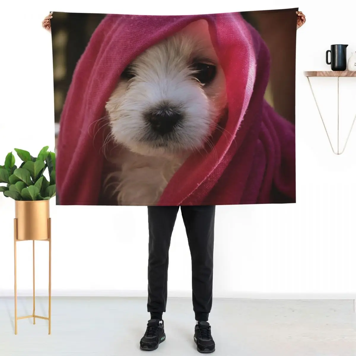 Gypsy ~ Bichon Throw Blanket Luxury Designer Luxury Summer Beddings Cute Plaid warm winter Single Blankets
