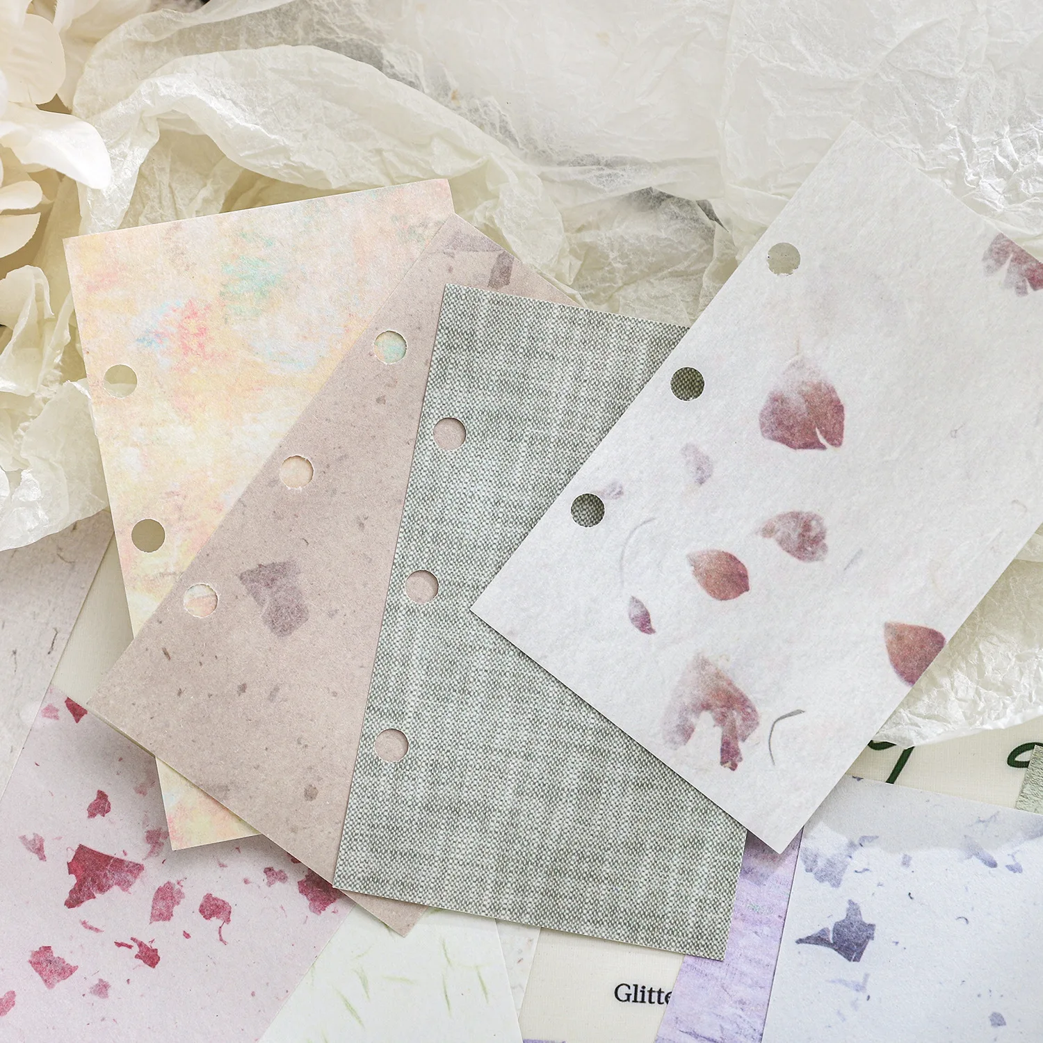 

50pcs/lot Memo Pads Material Paper Dreamland paper Junk Journal diary Scrapbooking Cards Background Decoration Paper