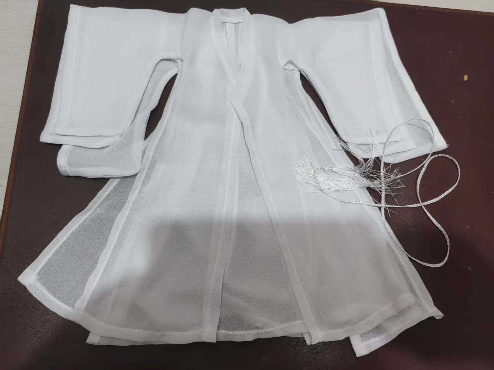 1/6 Mannelijke Zwart wit Oude Outfit Hanfu kleding Hanfu Gewaad Man Kostuum Aanpassen Jurk voor 12 inch Action Figure Model speelgoed