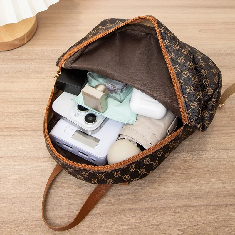 Flower backpack ladies bag fashion backpack female bag female fresh and sweet student bag