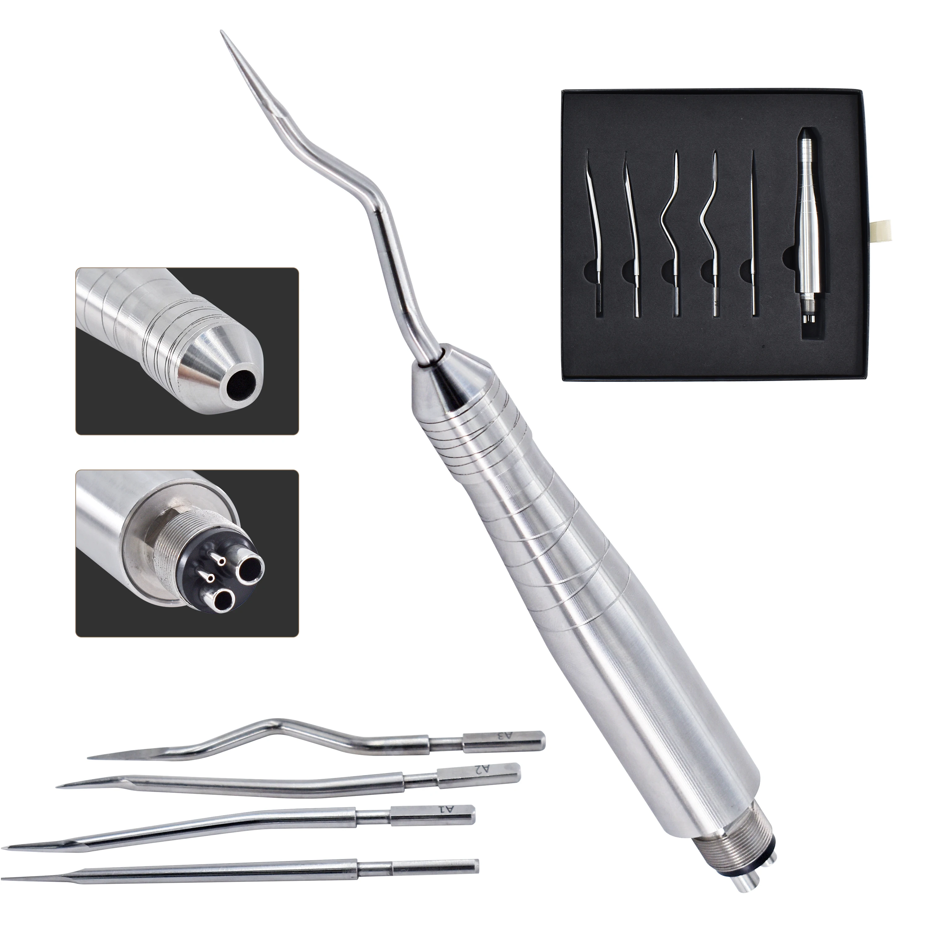 Tooth Extraction den tal Surgery Instruments Turbine Pneumatic Elevator Set Tools