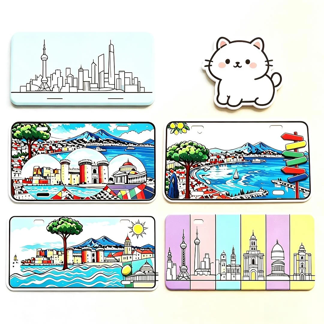 Custom Magnets For Fridge Custom UV Printing Bottle Opener Promotional Metal Strong Magnetic Suction Refrigerator Magnet