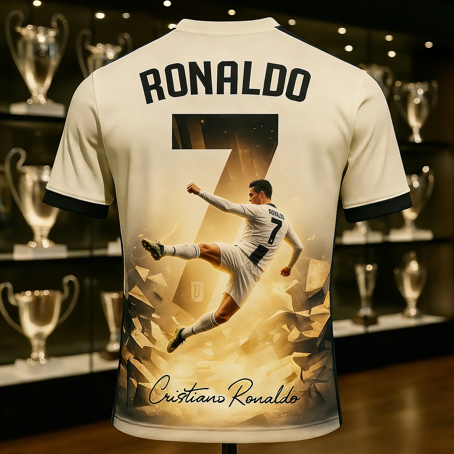 

Новинка 2026, хит продаж, Криштиану Роналду, модный веерообразный памятный комплект, футболка с принтом, мужское спортивное пальто для отдыха