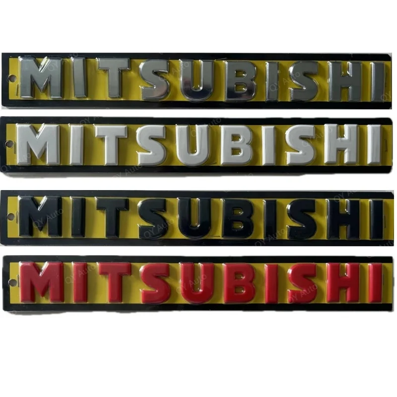 

Auto Car 3D Letters Front Hood Bonnet Emblem Tailgate Logo Truck Sticker Badge Styling Pickup For Mitsubishi