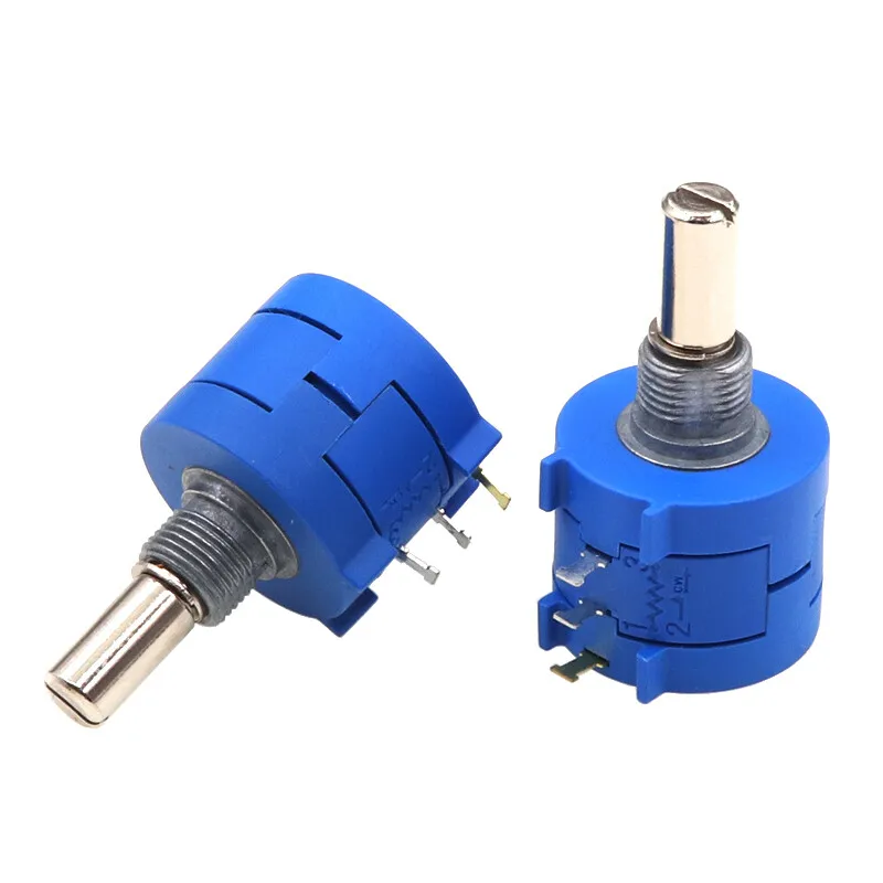 Precision Multi Coil Winding Potentiometer 3590S-2-103L 502L 104L 1K5K10K100K Scale Knob