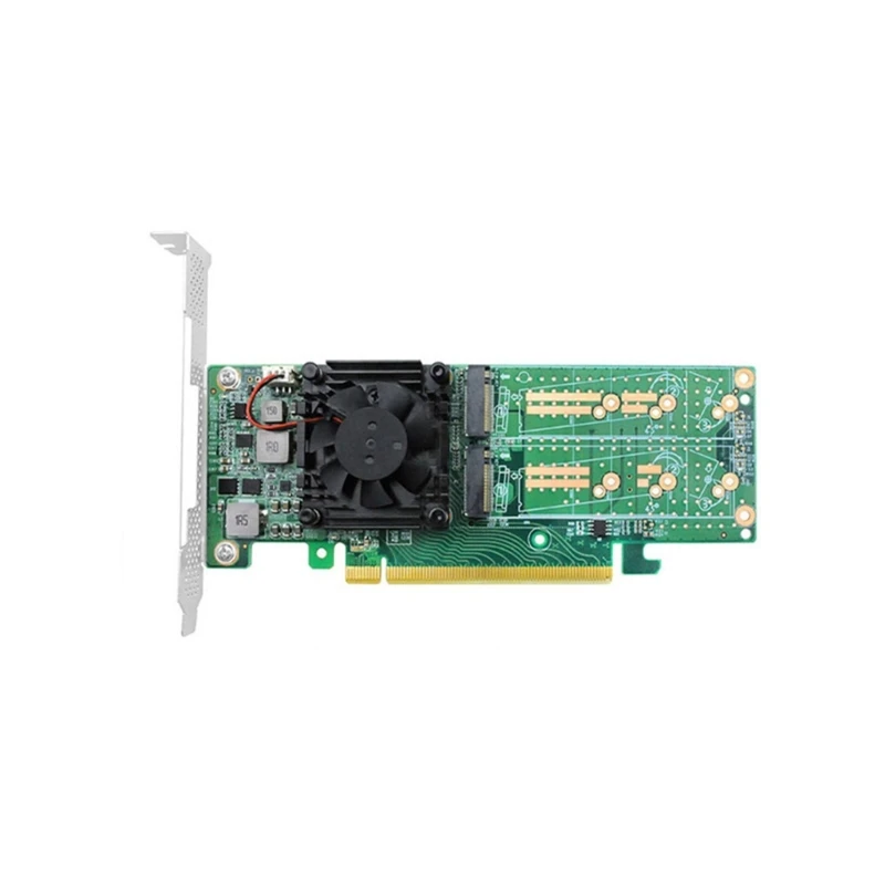 ADWE Professional PCIe X16 para 4 portas M.2 NVMe SSD placa adaptadora conversão PLX8747