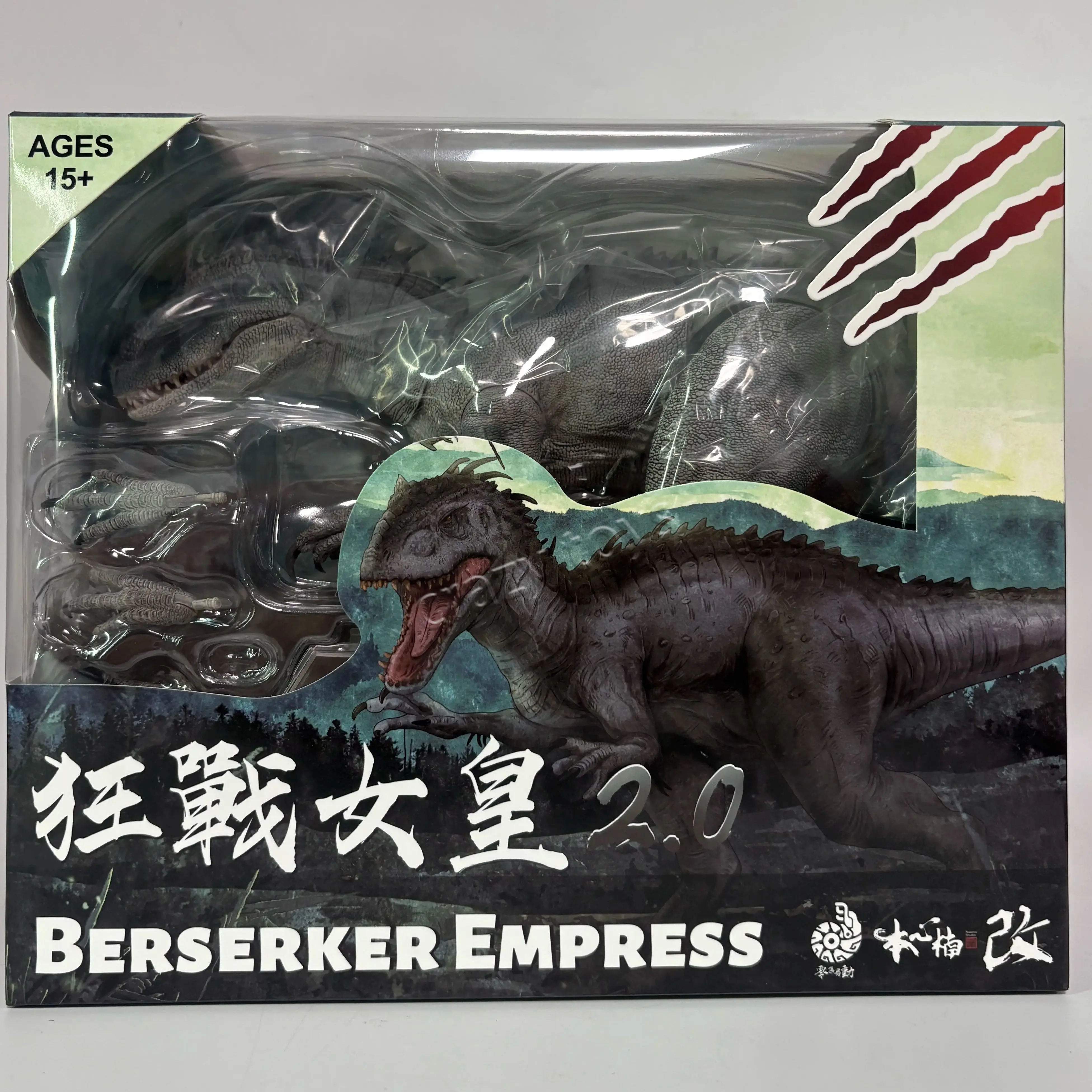 En stock, colección de figuras de acción de dinosaurios jurásicos de Nanmu Studio Berserker Empress Tyrannosaurus Rex 【Envío en 24 horas】