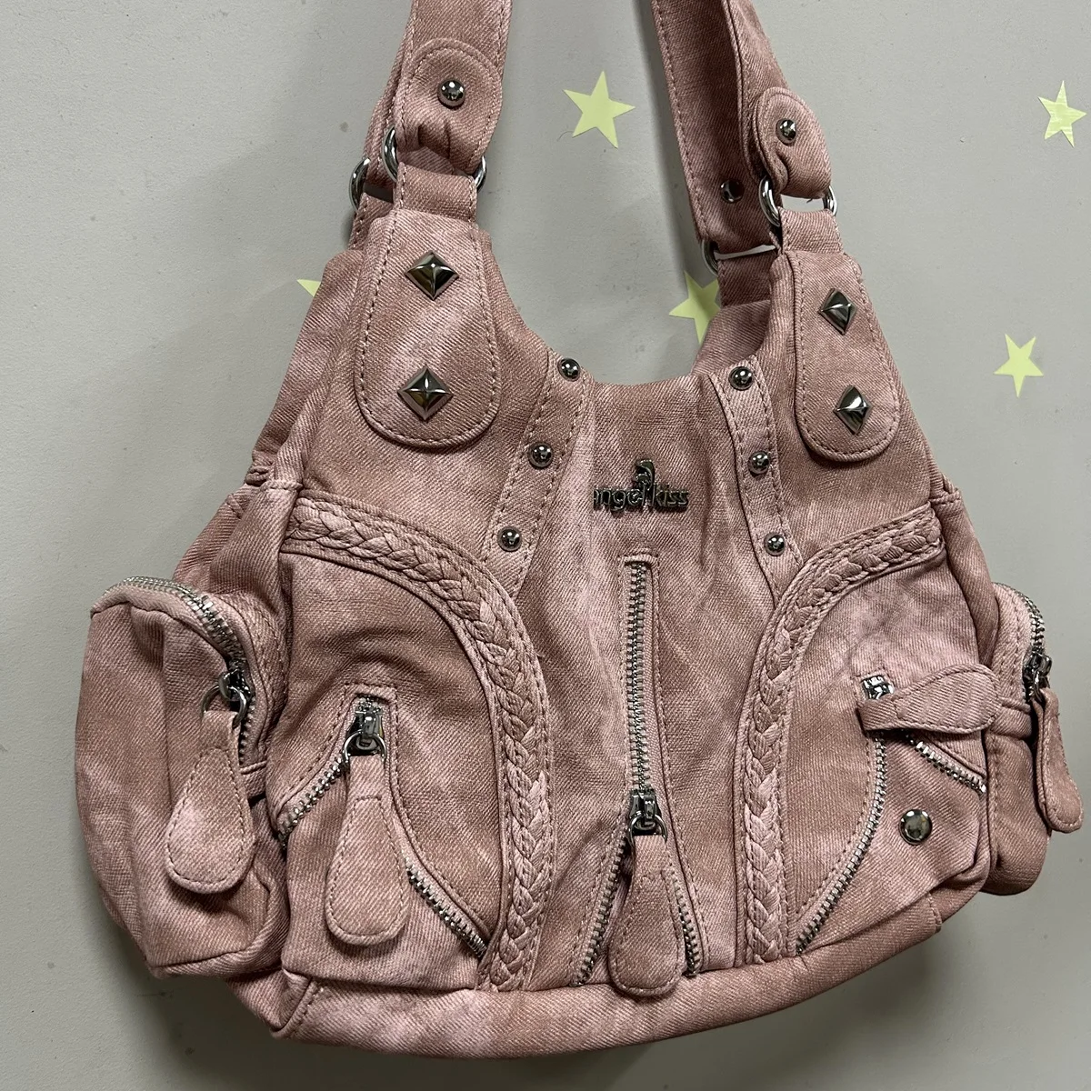 엔젤 키스 여성 핸드백 데님 토트 패션 숄더백 탑핸들백 - Women'S Bags Top 10 리뷰 및 가격