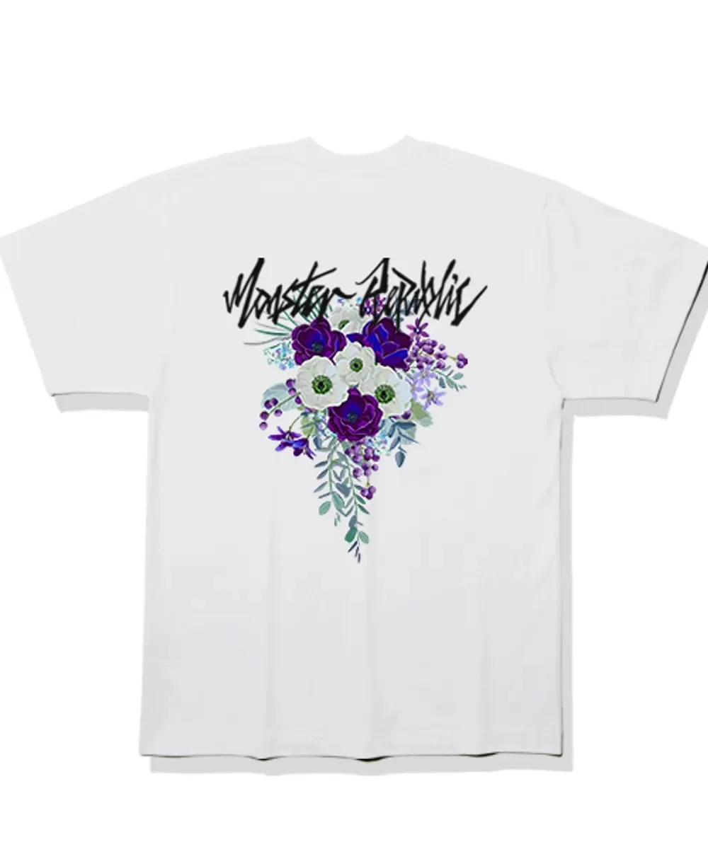 

MONSTER REPUBLIC Movement Flower Trend Pattern Printing Summer Luxury Brand Cotton Men's and Women's T-Shirts Short Sleeves