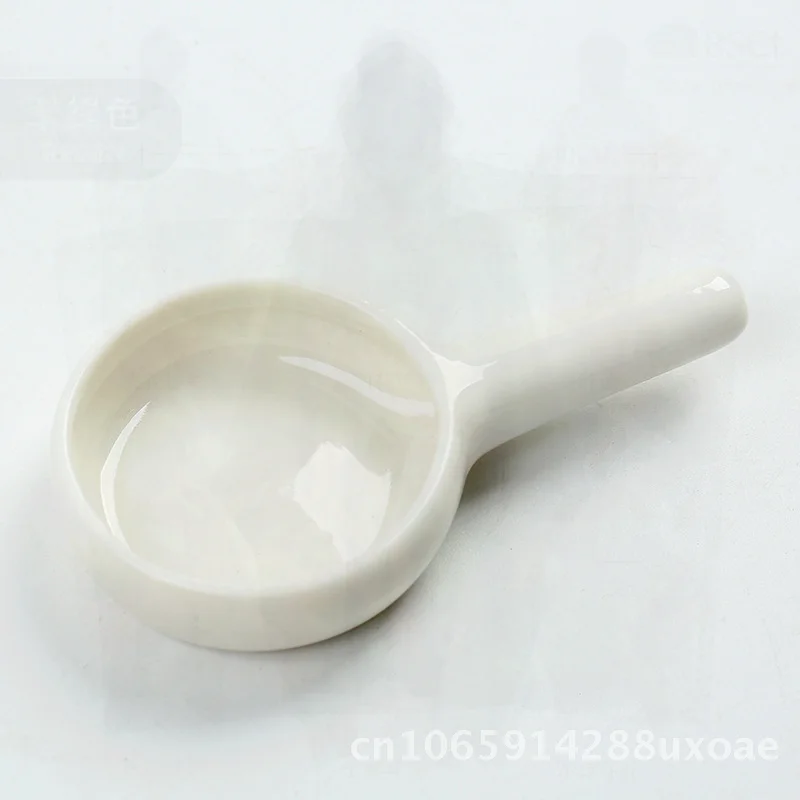 

Non-Scald Ceramic Candle Tray Spoon Candlestick Holder Porcelain Crafts Candle Container Factory Direct Supply White/Black