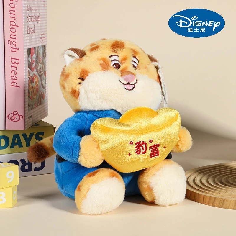 

Новинка Disney 2025 года, оригинальные плюшевые куклы Zootopia Leopard Police Officer Leopard Rich Series, лучшие подарки на день рождения для друзей