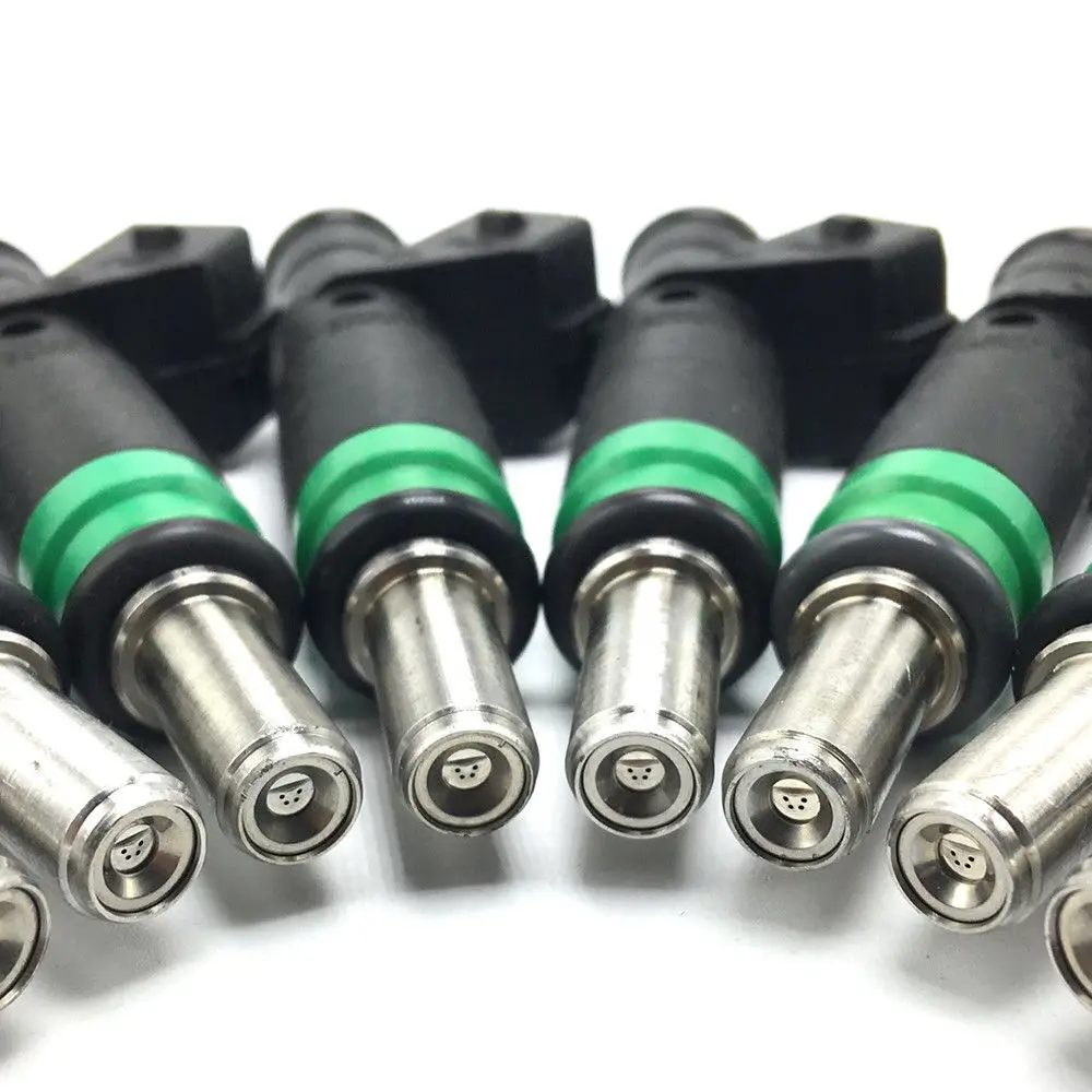 Set 8 Fuel Injectors 7525721 For 2004-2010 BMW X5 550i 545i 645Ci 650i 745li 750li 4.4L 4.8L 13647525721 free shipping