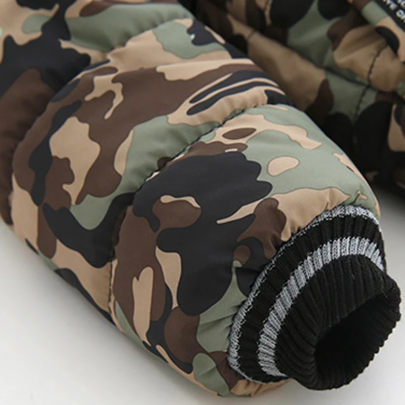 2-6 Years Autumn Winter Boys Jacket Warm Fur Collar Fashion Baby Girls Coat Hooded Zipper Outerwear Birthday Gift Kids Clothes