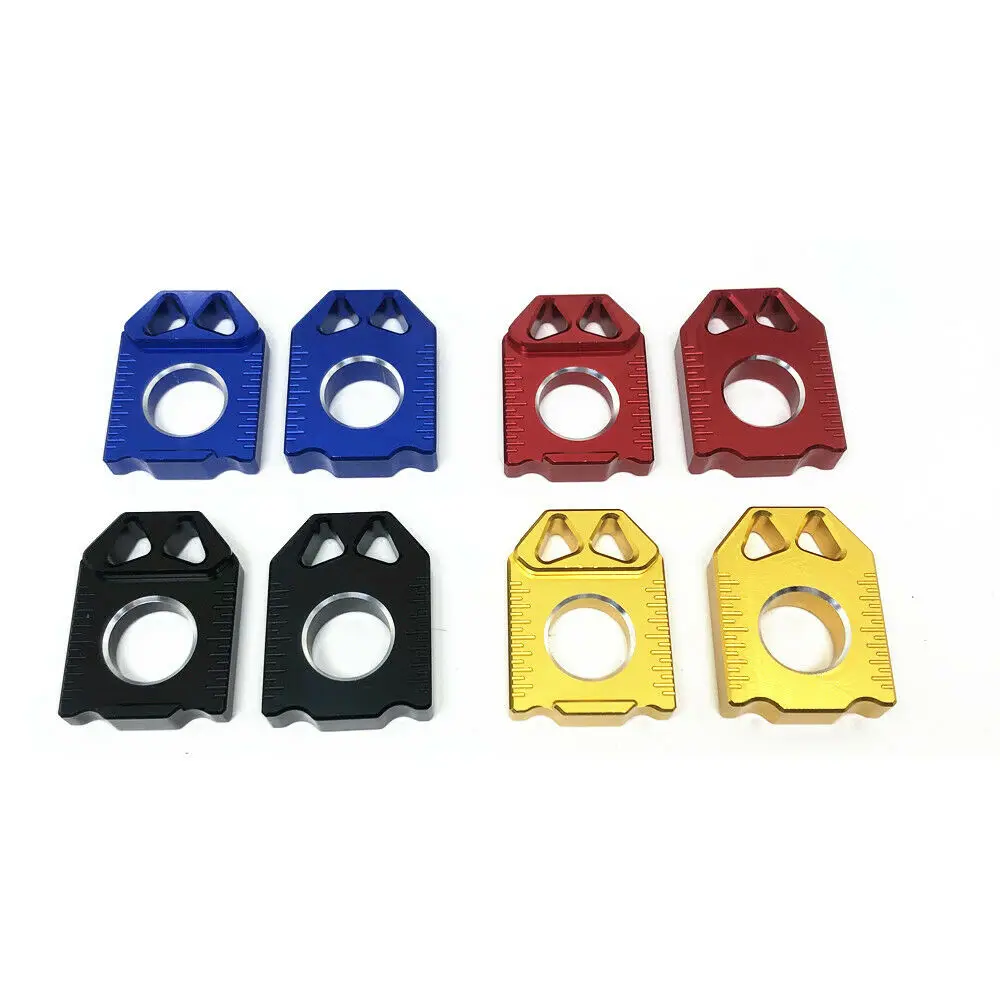 Motorcycle CNC Rear Chain Adjuster Axle Blocks Tensioner Blocks Cover For SUZUKI  DR-Z 400SM DRZ400SM DRZ 400 SM 2005-2021