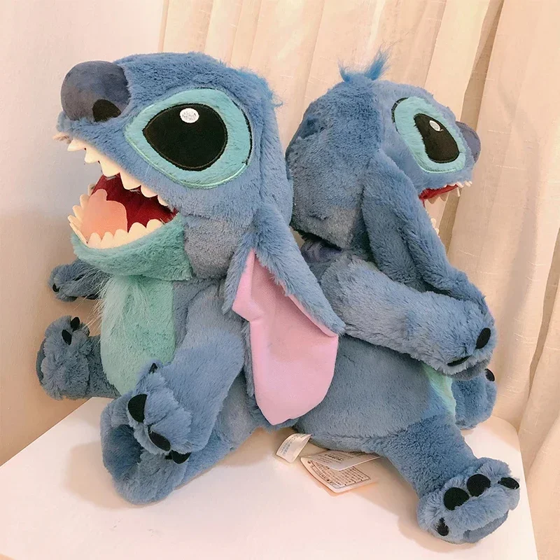 35CM Nowa pluszowa zabawka Disney Lilo & Stitch Anime Doll Hand Puppet Cartoon Stuffed Soft Kawaii Companion Prezent urodzinowy dla dzieci