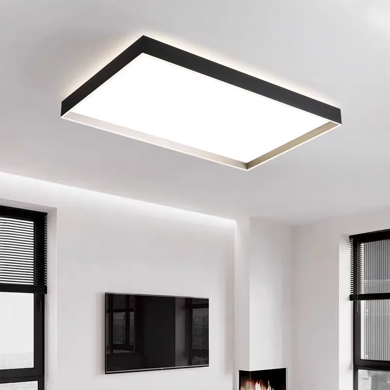 Special Promotions!Nordic design round Black LED Ceiling Light lamp, Dining Room,Corridor,bedroom Indoor Home Decoration, L50cm