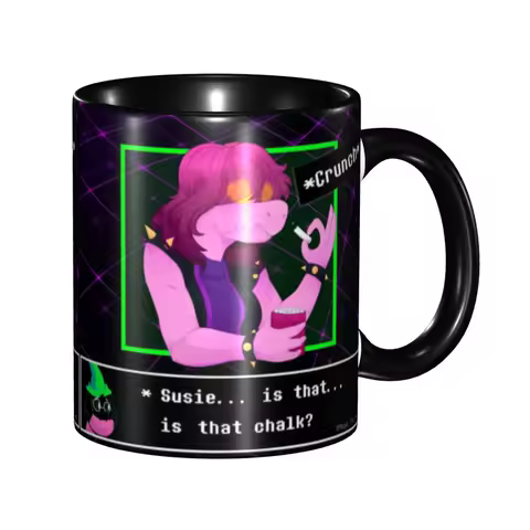 Chalk Eater Susie Deltarune Fanart Coffee Mug Funny Cup Gifts For Woman Man