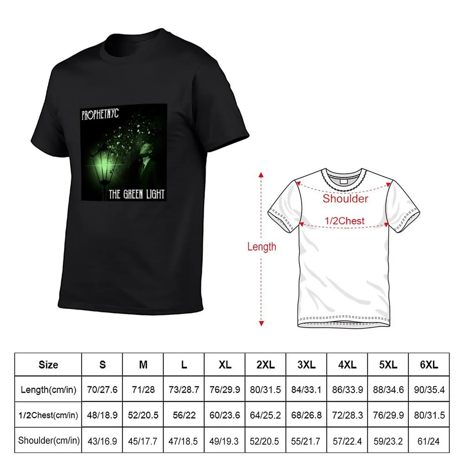 The Green Light Album Art T-Shirt Blouse hippie clothes men t shirt