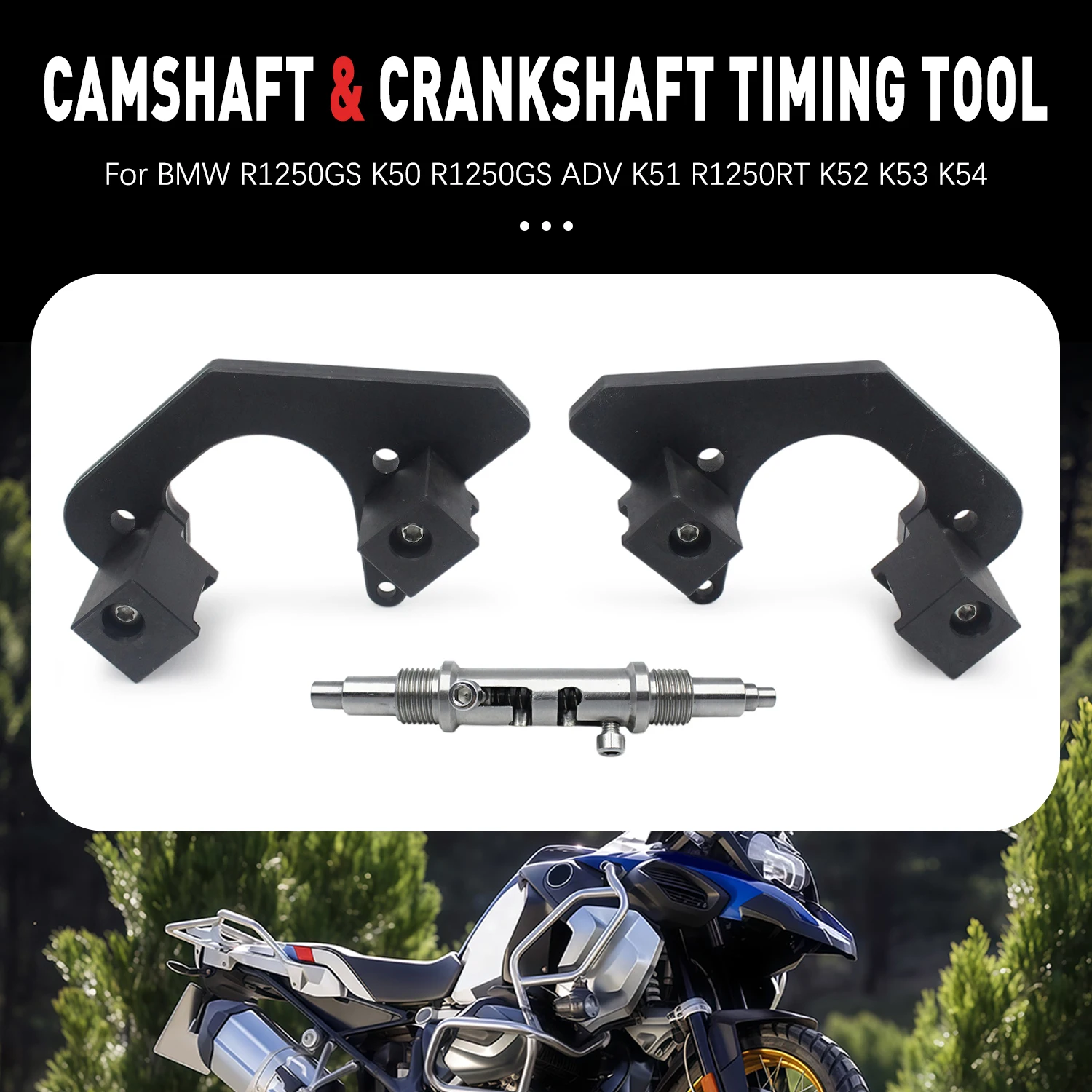 Motorcycle Camshaft Timing Tool Camshaft Locking Alignment Tool For BMW R1250GS K50 R1250GS‑ADV K51 R1250RT K52 K53 K54