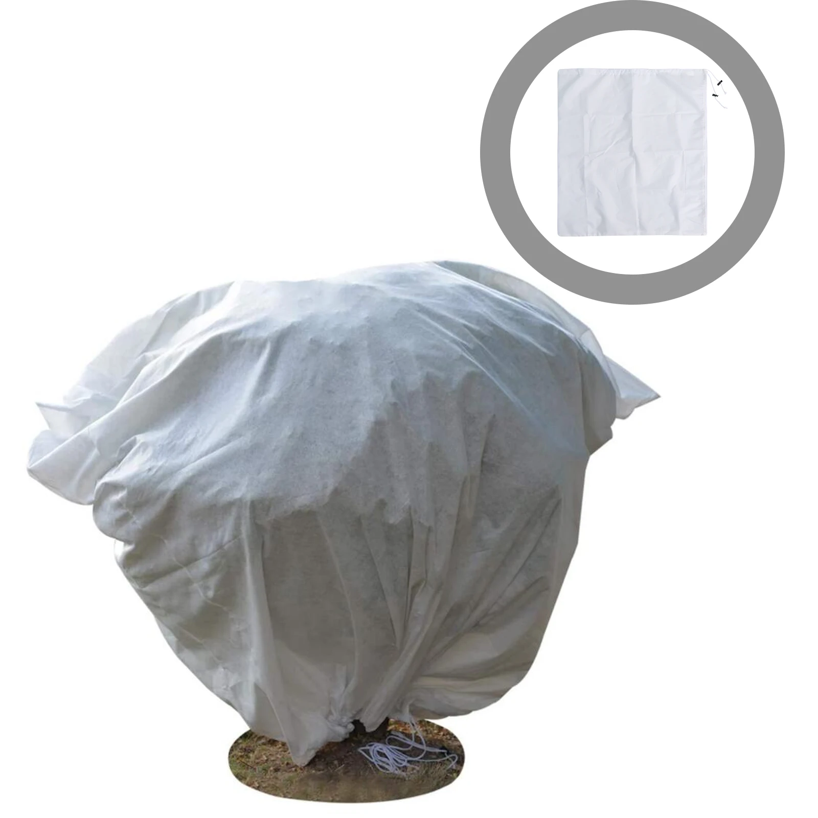 

Non woven Cover Tree Protection Anti Freeze Non Woven Plant Cover Bag Shrub Protective Covers Garden greenhouse