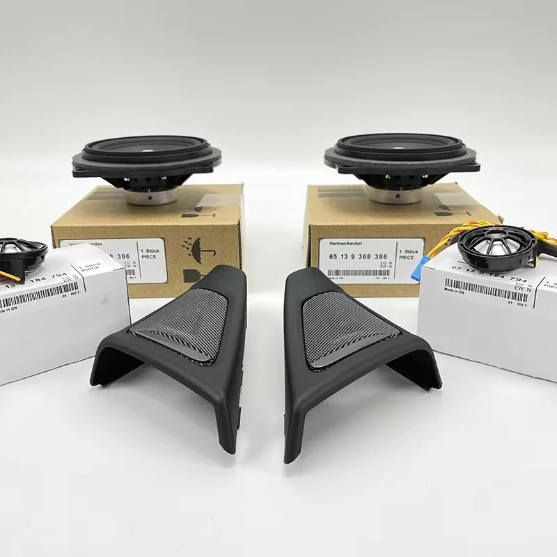 10 Pcs For Car BMW F10 F11 5 Series Front Door Harman Hi-Fi Sound Audio Head Treble Horn Tweeter Speskers Cover Accessories