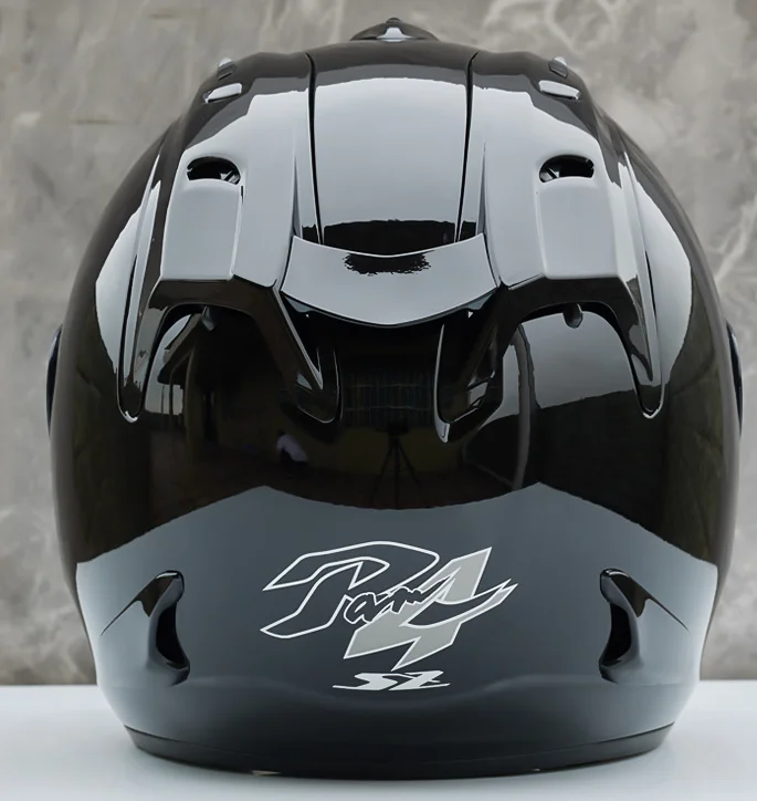 Ram4 الرائعة الأسود نصف خوذة الرجال والنساء دراجة نارية على الطرق الوعرة الصيف خوذة الإنحدار سباق الجبل الصليب كاسكو السعة #3