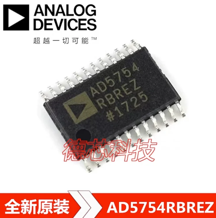 1pcs /LOT   New Origin   AD5754RBREZ  AD5754RBRE  AD5754   TSSOP24  Digital to analog converter  DAC   Chip IC New Original