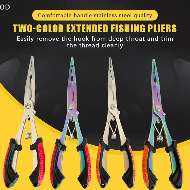 Fishing Hook Remover - Stainless Steel Extended Fishing Pliers Anti