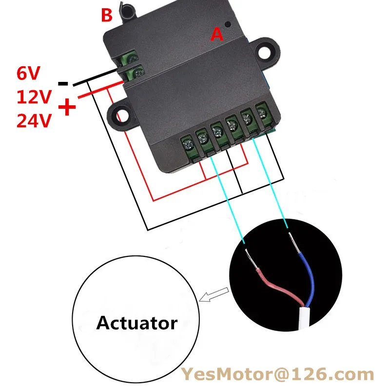 Motore motore remoto telecomando attuatore lineare controller interruttore motore opzioni personalizzate