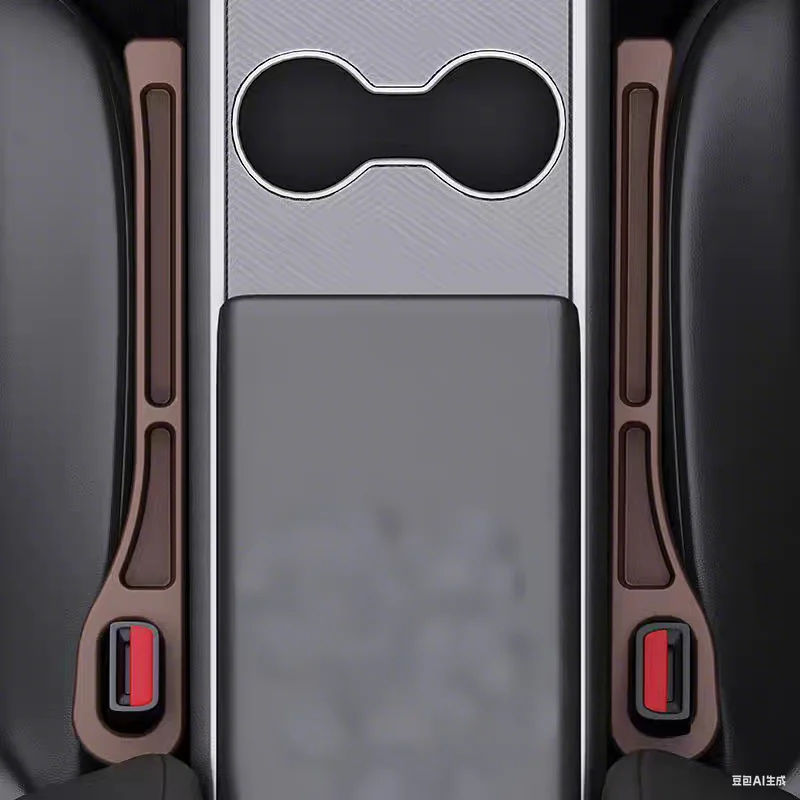 2 قطعة مقعد السيارة الفجوة حشو الجانب التماس التوصيل قطاع مانعة للتسرب ملء قطاع لجميع نموذج السيارة محفظة حامل هاتف اكسسوارات السيارات #4