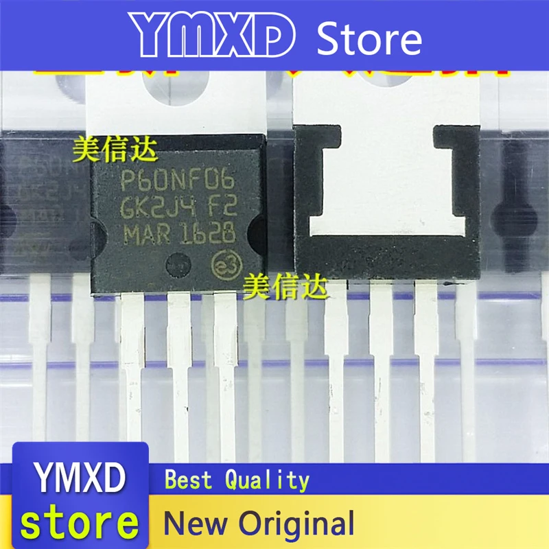2pcs/lot New Original P55NF06 STP55NF06 50A60V MOS Field Effect Tube TO-220 Triode In Stock