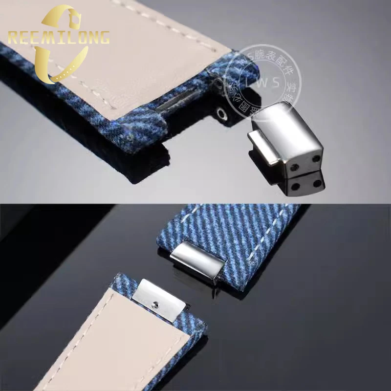 125mm-ウォッチエンドコネクターアダプター-パテックフィリップノーチラス-5726-5711-5712-スチールストラップを他の素材のストラップに変換