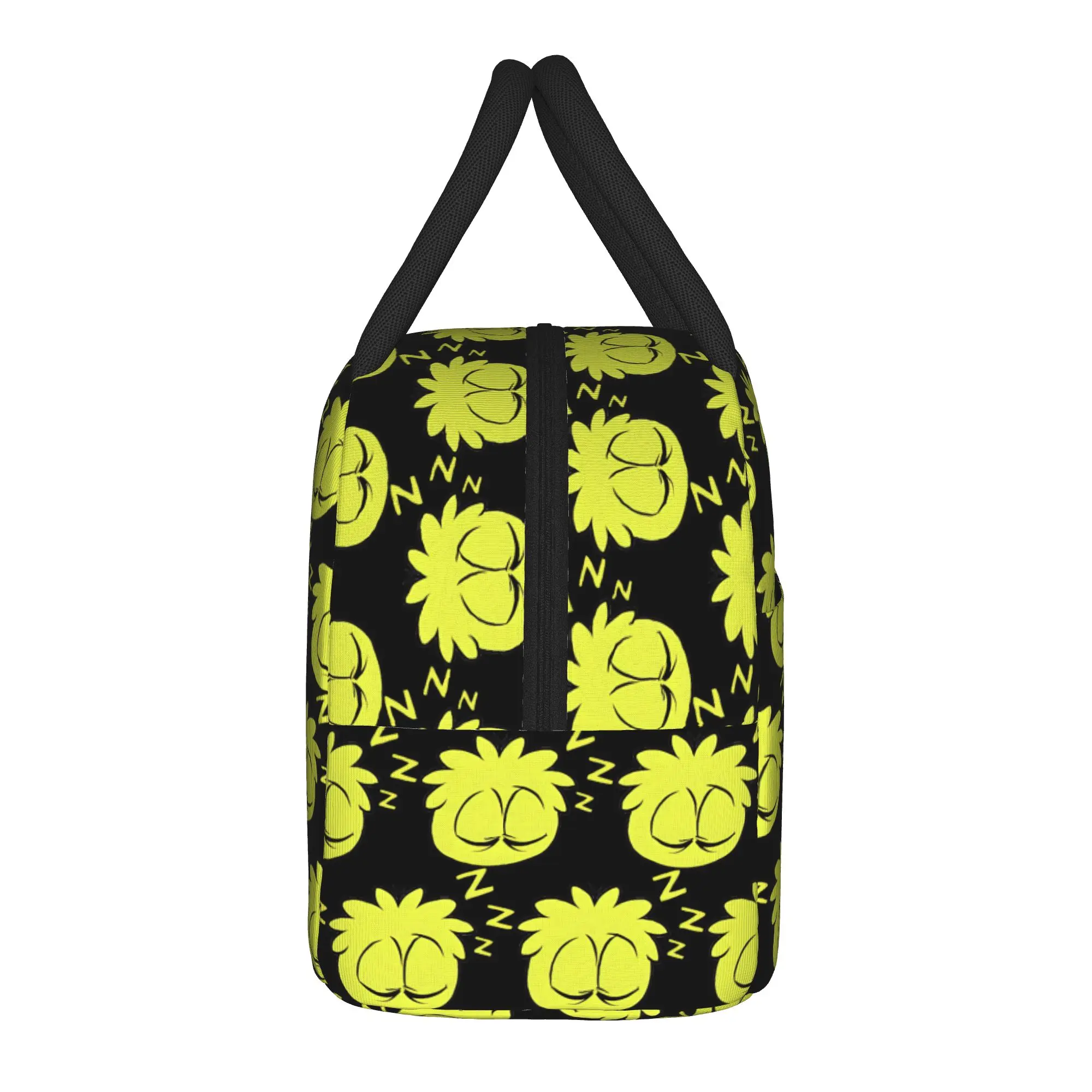 Sleeping Puffle Club Penguin Insulated Lunch Bags Cooler Bag Reusable,Meal Container  Leakproof Tote Lunch Box Food Handbag