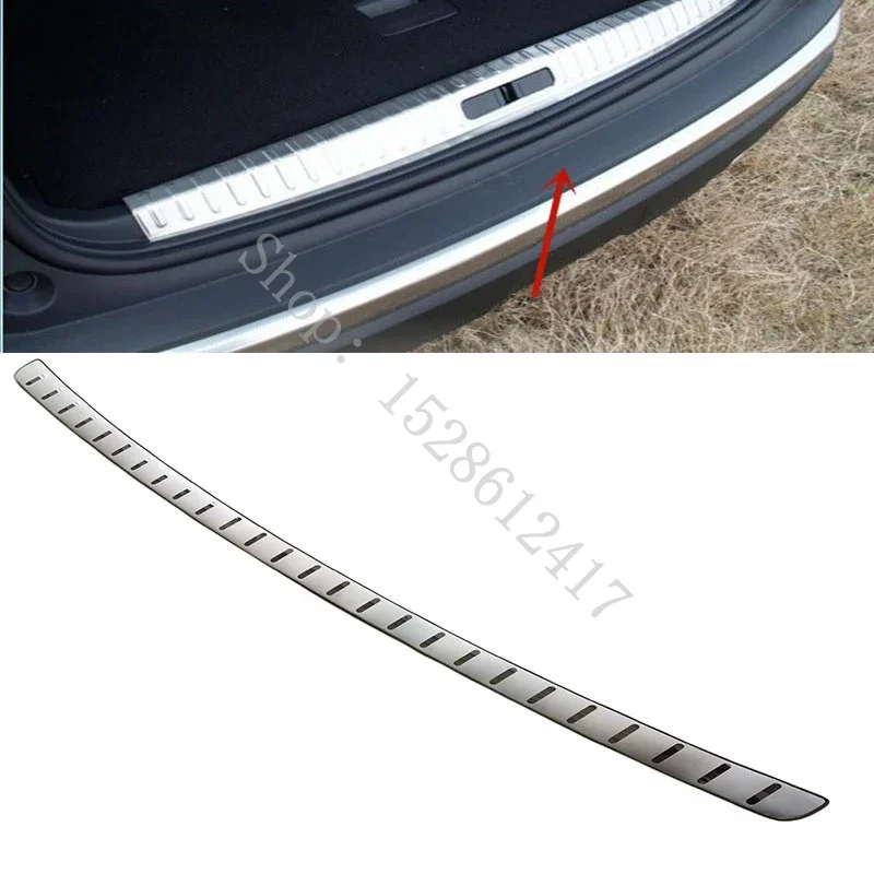 

for Peugeot 3008 3008GT 2016-2019 Car accessories Stickers stainless Rear Bumper Threshold Kick Pedal Protect Trim styling