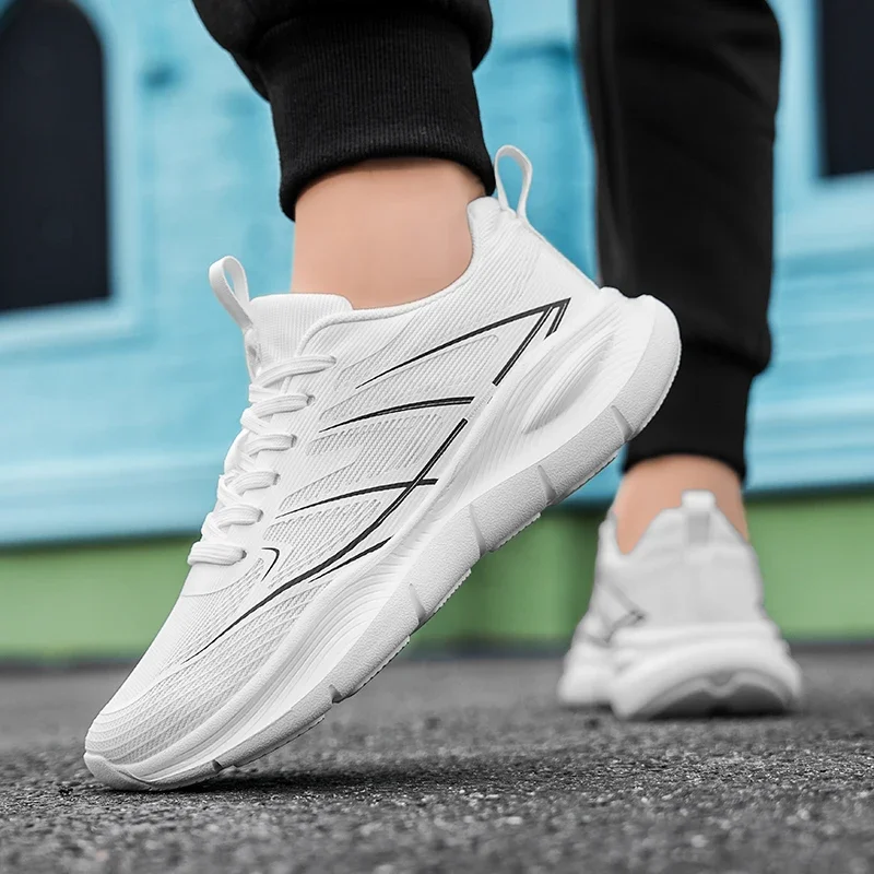 

Мужские и женские кроссовки с сетчатым верхом и подошвой из EVA, дышащие, мягкие, амортизирующие, спортивные, унисекс, легкие.