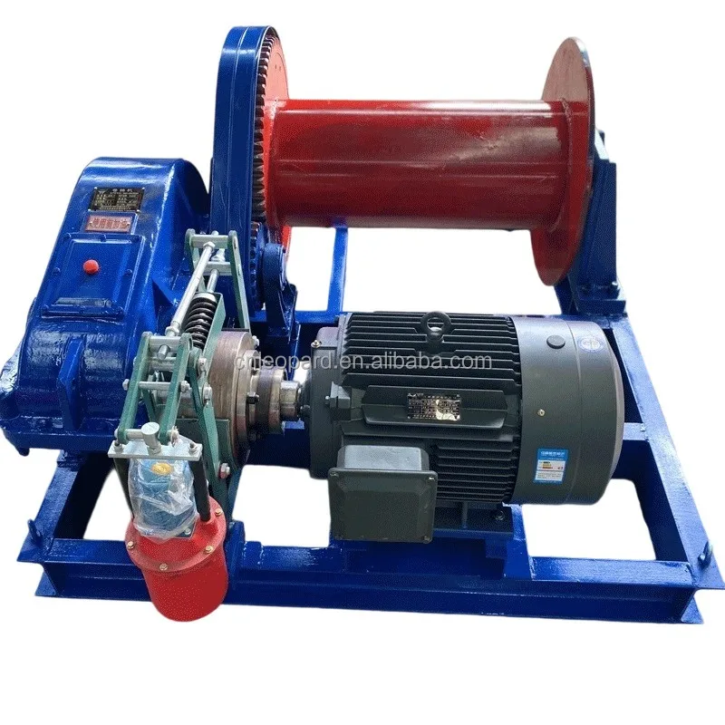JM Slow-Speed Heavy-Duty Steel Winch for Bridge Construction Reinforcing Cage Lifting Wireless Remote Control Variable Frequency