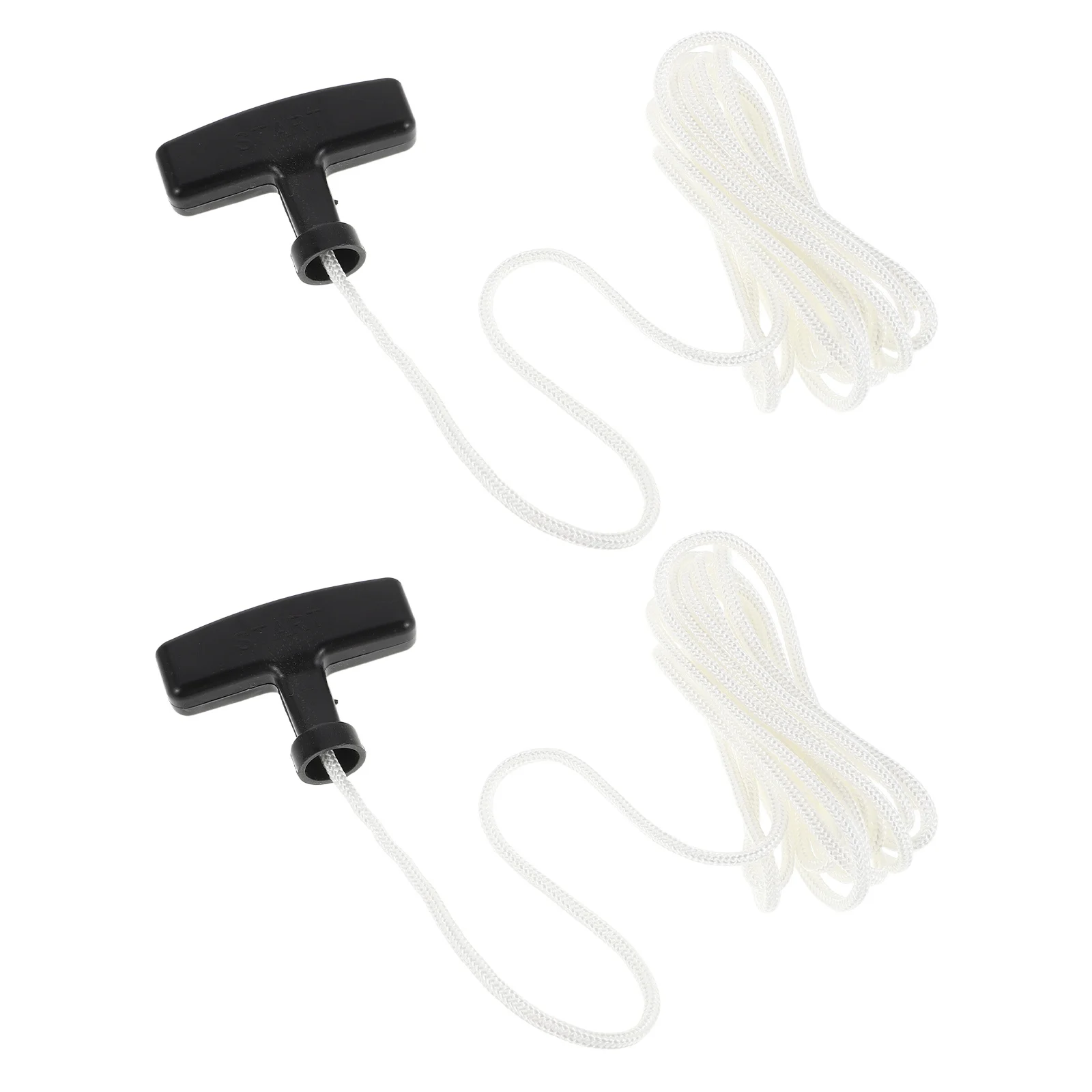 

2Pcs Lawn Mower Pull String Handle Replacement Recoil Starter Cord Comfort Grip Replacement Lawn Mower Starter Parts Garden