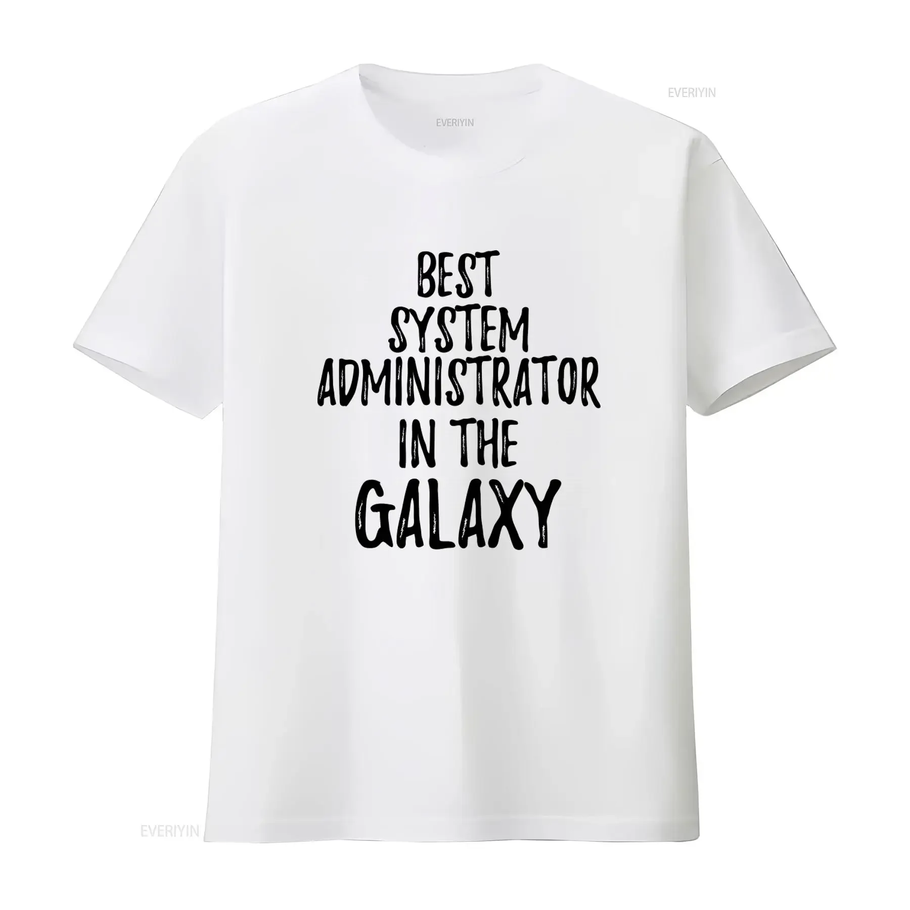 Best System Administrator In The Galaxy T Shirt for Soft Cotton Funny  vintage Washed Unisex designer clothes Breathable