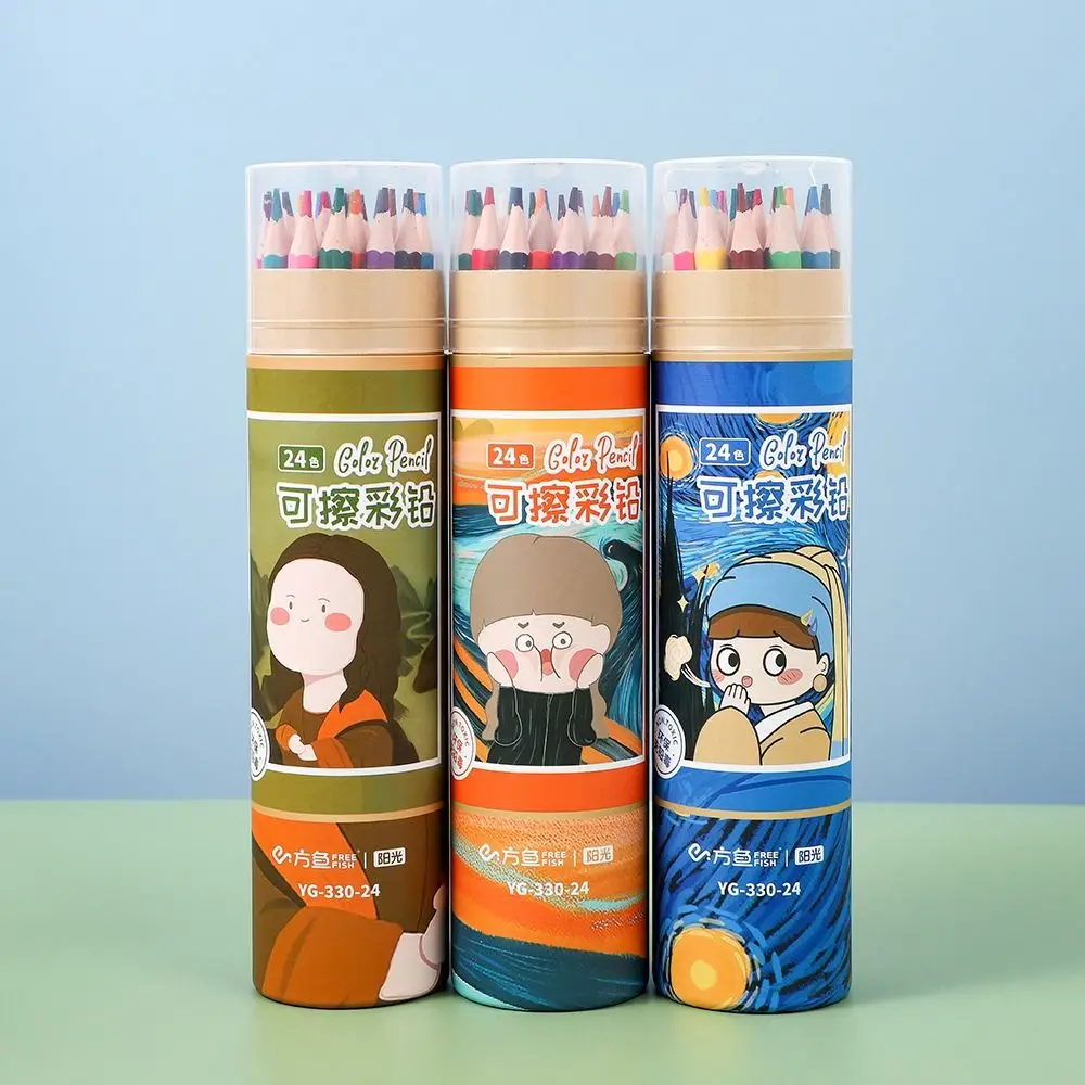 1 Set 12/18/24/36/48 Colors Painting Pencil Set Oil-based Colored Pencils Stationery Pencil Hand-Painted Professional - Image 4