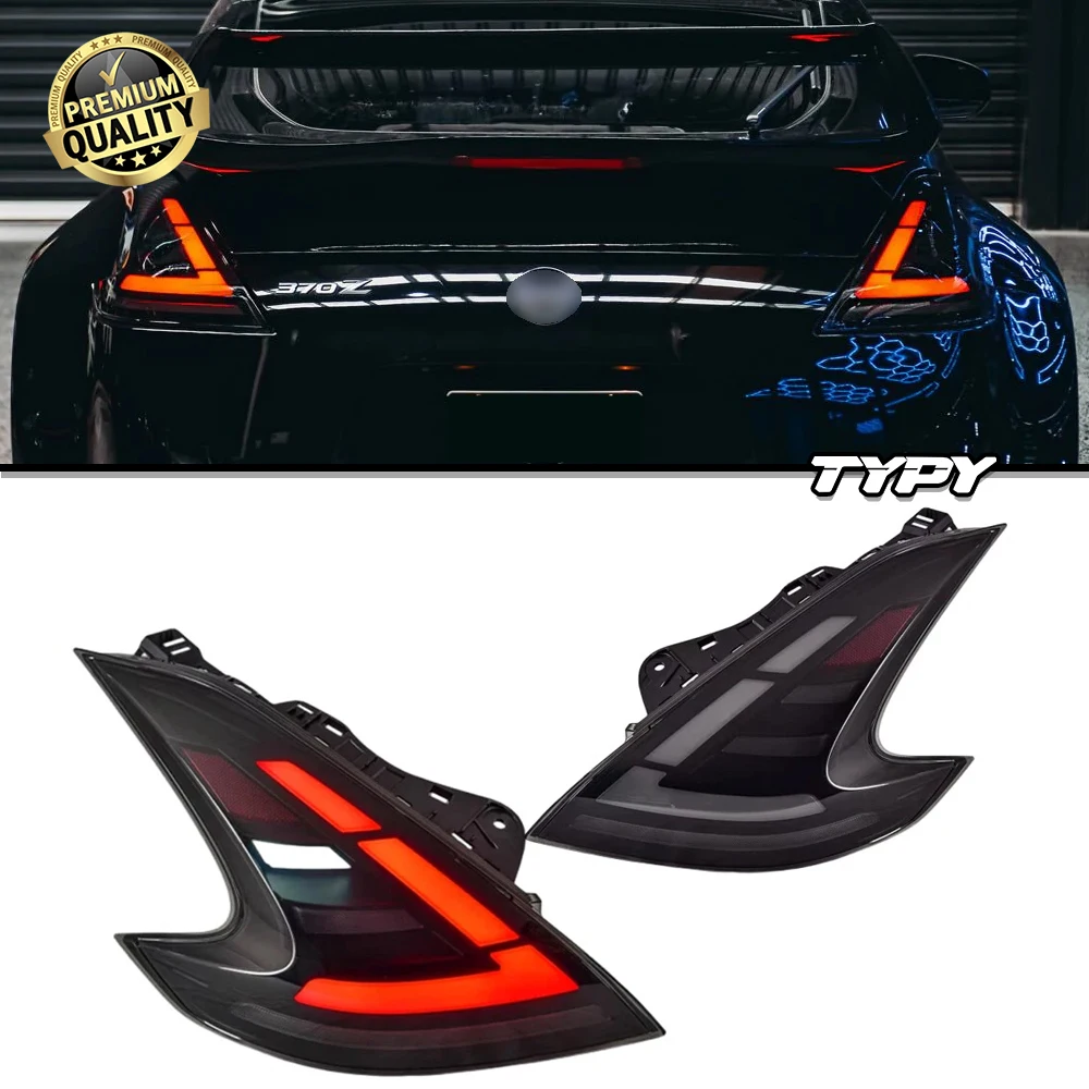 

Car Lights LED Tail Light Assembly for Nissan 370Z Tailights 2008-2019 modified Turn signal Car Driving Brake Reversing Lamp