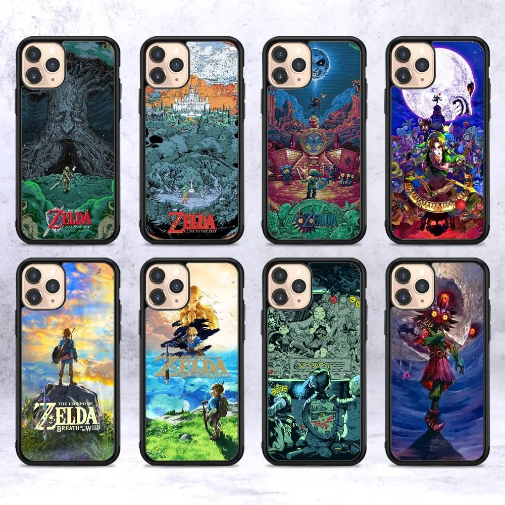 Game L-Legends Of The Z-Zeldas Phone Case Silicone PC+TPU For For IPhone 11 12 13 14 15 16 Plus Pro Max Cover