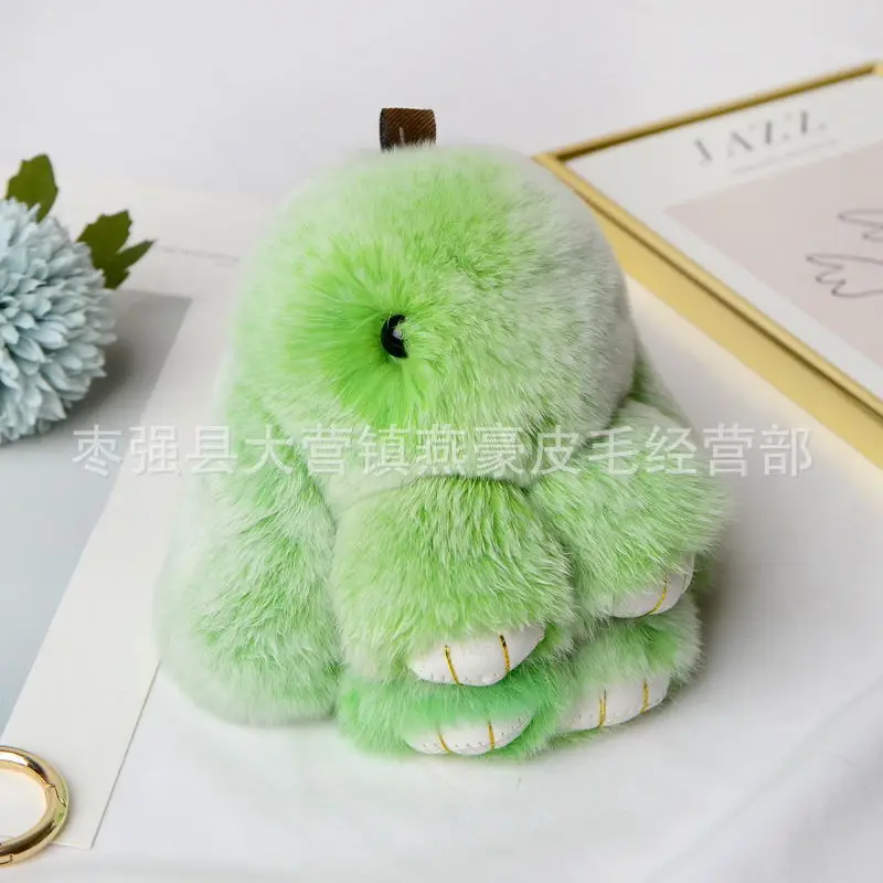 Ins süßer Kaninchen-Plüsch-Aufhänger, Geburtstagsgeschenk für Mädchen, süßer Schlüsselanhänger für Rucksack, unverzichtbar für Mädchen, bezaubernder Haustier-Anhänger
