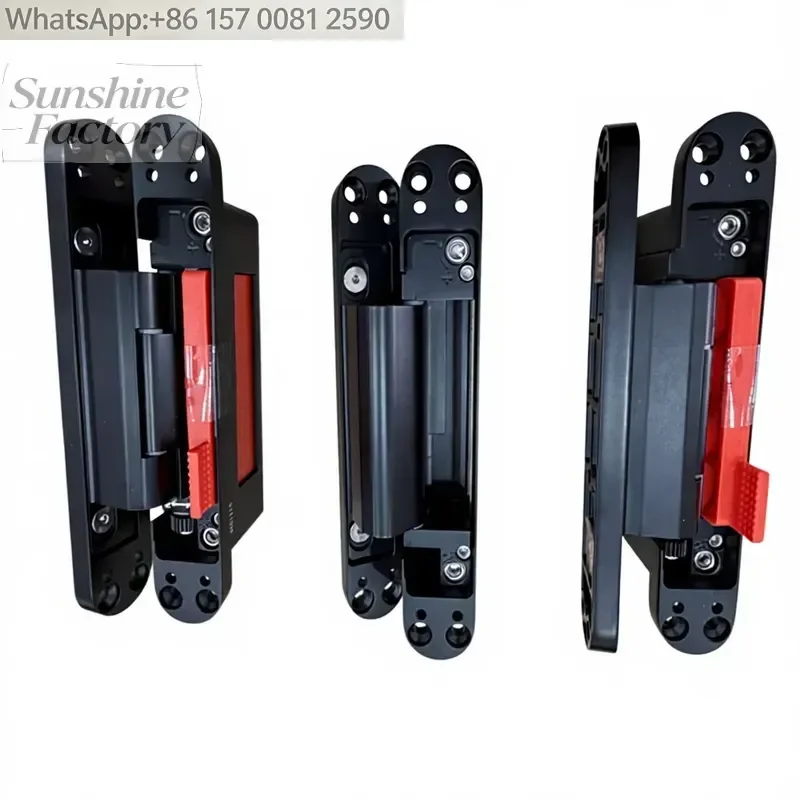 Hydraulic 3D Concealed Hinges Zinc-Alloy Traditional Design Adjustable Soft Closing for Wooden Doors Kitchen Bathroom Easy