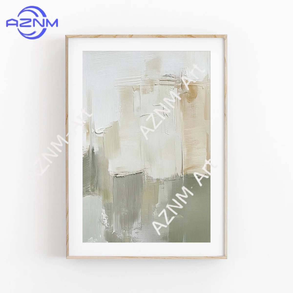 1/2 Buah Set Cetakan Seni Abst - Abstract Canvas Set ulasan dan harga