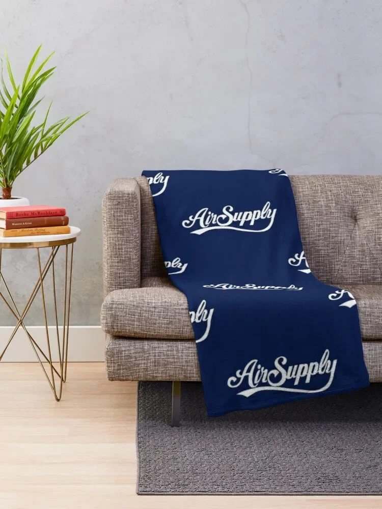 Shaggy Weighted Fluffy Throw Blanket, Air Supply, Music Band Logo