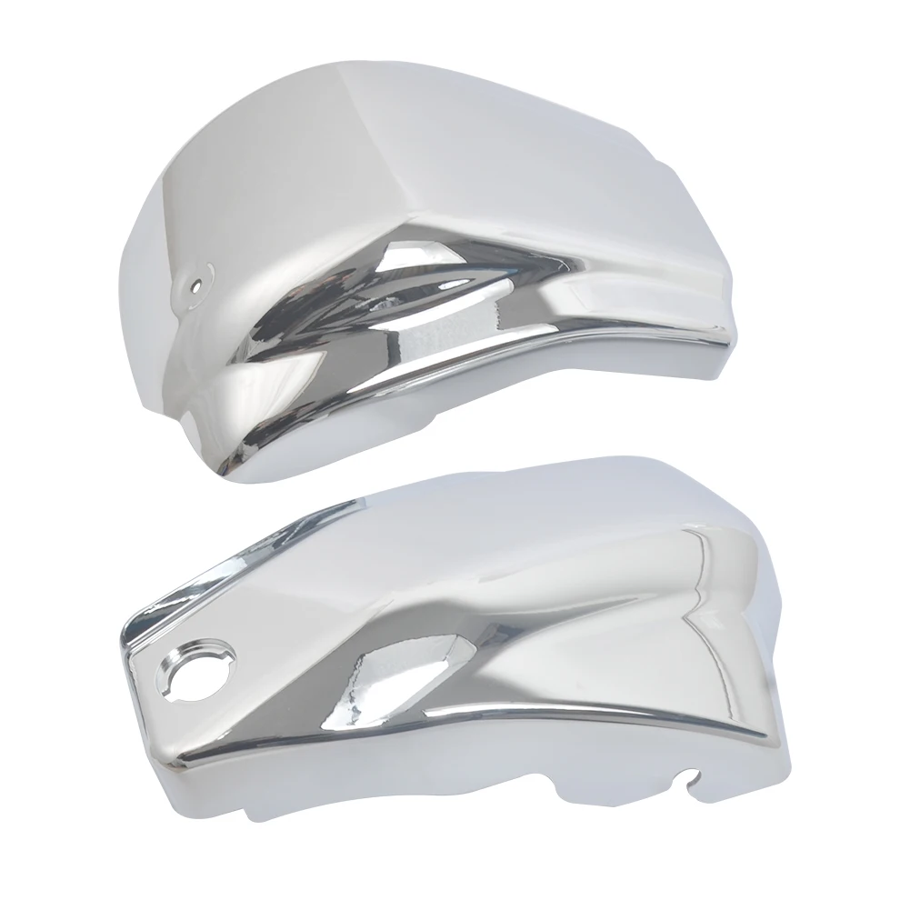 Motorcycle ABS Plastic Chrome Battery Side Covers Fairing For Yamaha Dragstar Vstar XVS1100 Classic Custom 1999-2011 2010 2009