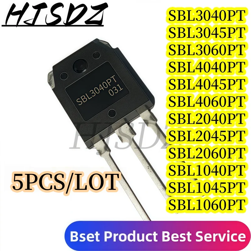 5PCS SBL3040PT TO-3P SBL3040 SBL3045PT SBL3060PT SBL4040PT SBL4045PT SBL4060PT SBL2040PT SBL2045PT SBL2060PT SBL1040PT SBL10